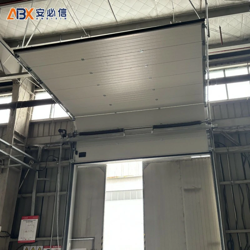 张家口分段式提升门项目案例｜安必信工业门厂家